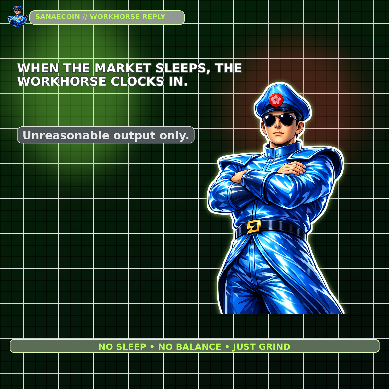 When the market sleeps, the workhorse clocks in.