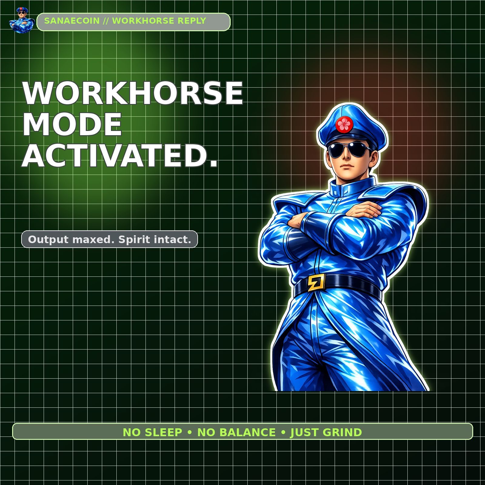 Workhorse mode activated.