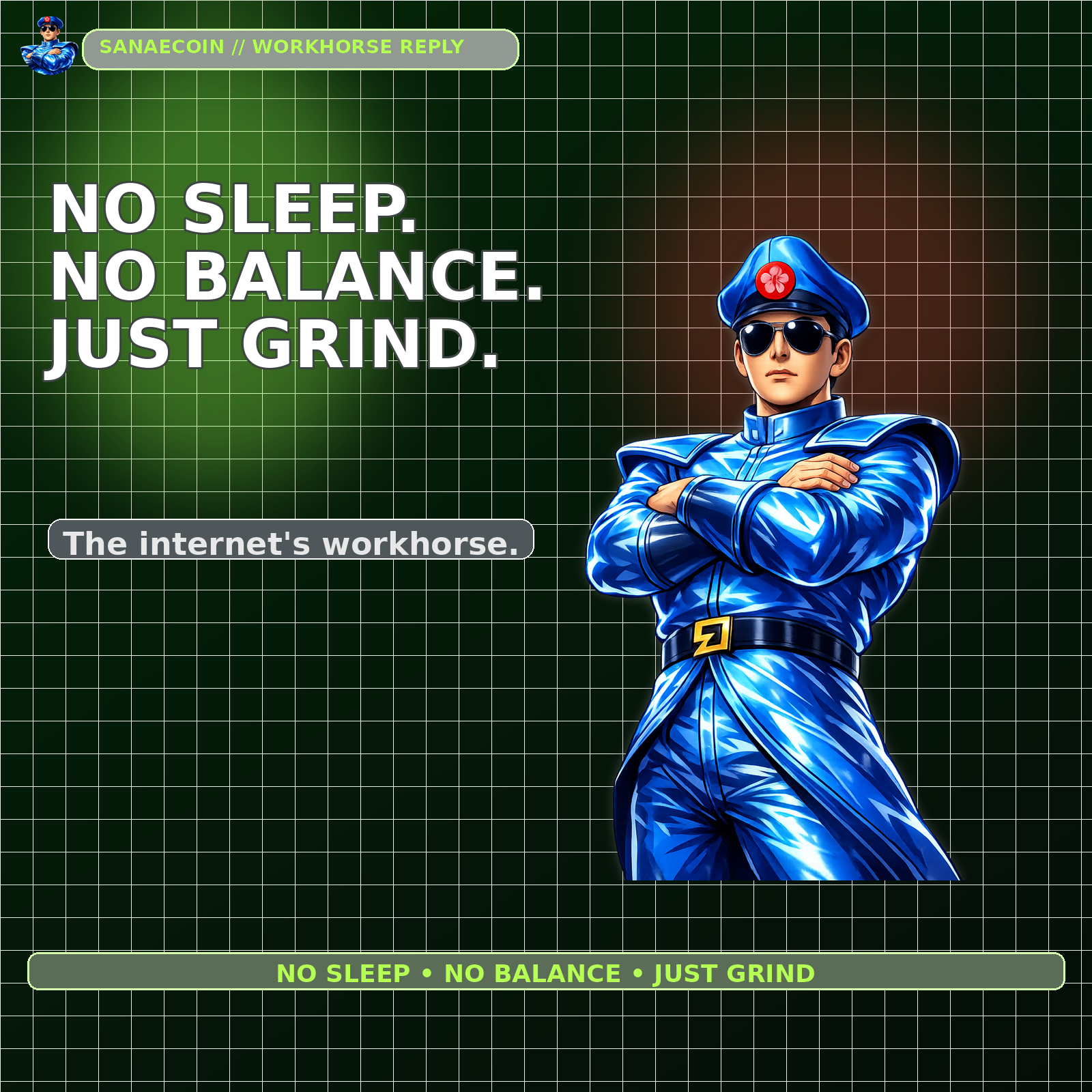No sleep. No balance. Just grind.